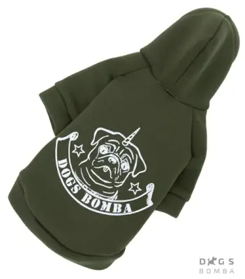 Толстовка Єдиноріг Dogs Bomba хакі Y-177