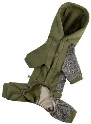 Костюм з клiтинкою хакi D-184