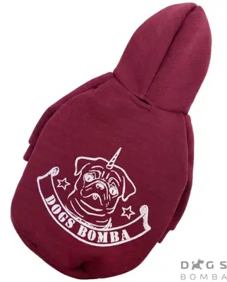 Толстовка Єдиноріг Dogs Bomba Марсала Y-193