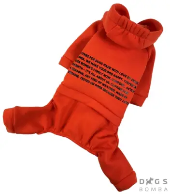 Костюм Текст оранж D-88