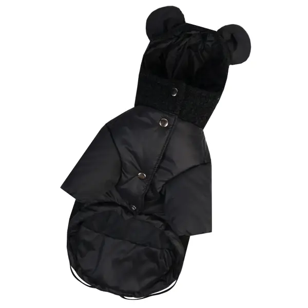 Куртка Teddy чорна K-98
