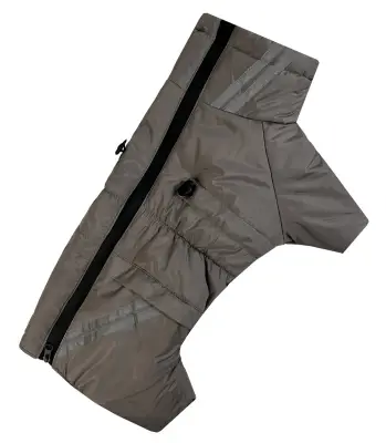 Зимовий комбінезон ДЛЯ ТАКС спорт сірий RT-30