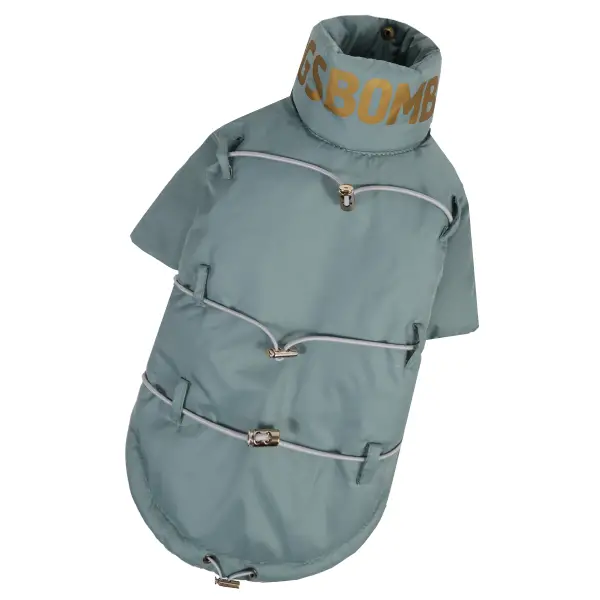 Куртка з фіксаторами м'ята K-100