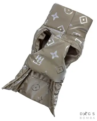 Жилет дутий LV беж G-47