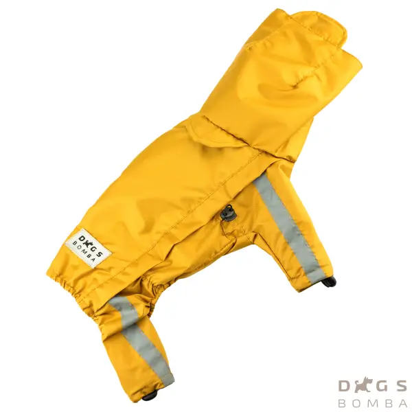 Дощовик на змійці Dogs Bomba гірчиця MZ-7