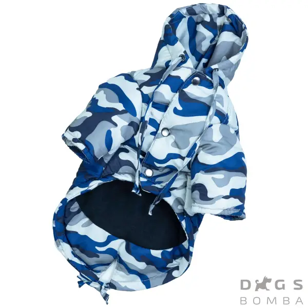 Парка камуфляж синій KP-13