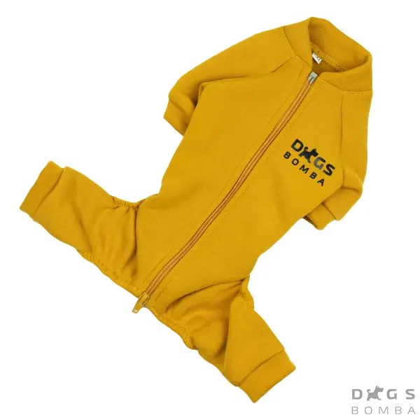 Костюм на змійці гірчиця D-122