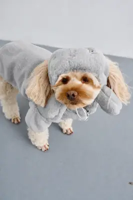 Шапка хутро сіра S-137