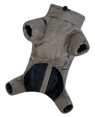 Зимовий комбінезон ДЛЯ ТАКС спорт сірий RT-30