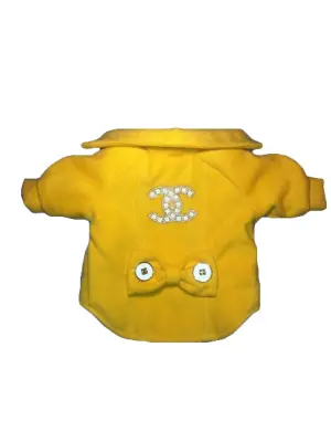 Пальто Шанель жовте F-1