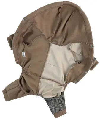 Костюм з клiтинкою беж D-182
