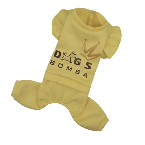 Костюм трьохнитка рюша жовтий D-165