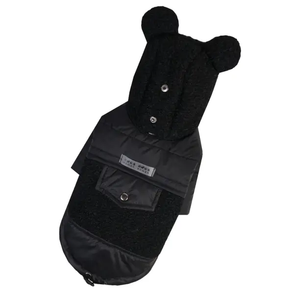 Куртка Teddy чорна K-98