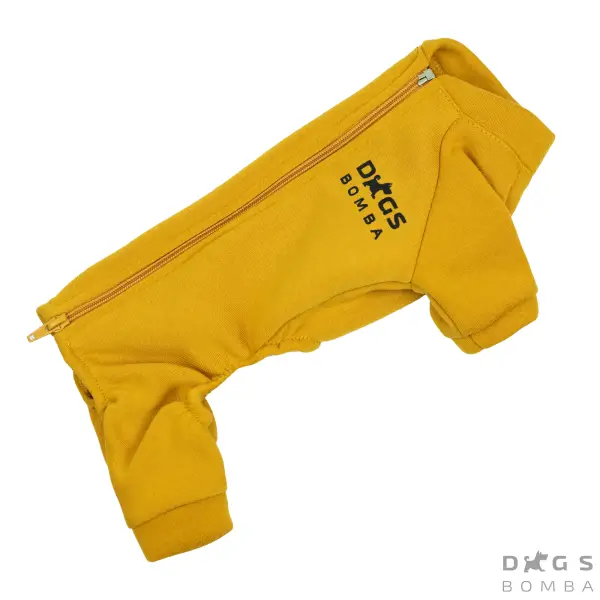 Костюм на змійці гірчиця D-122