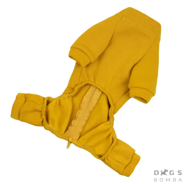 Костюм на змійці гірчиця D-122
