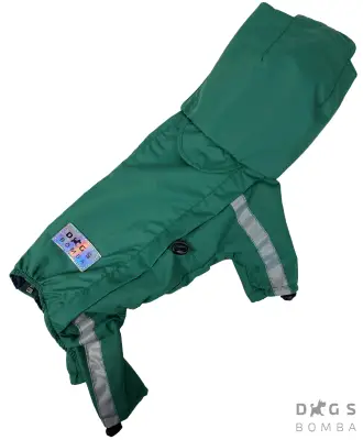 Дощовик на змійці Dogs Bomba зелений MZ-1