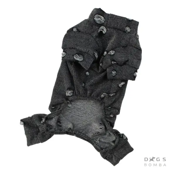 Костюм рваний чорний D-95