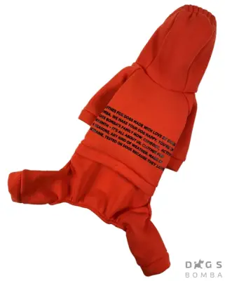 Костюм Текст оранж D-88